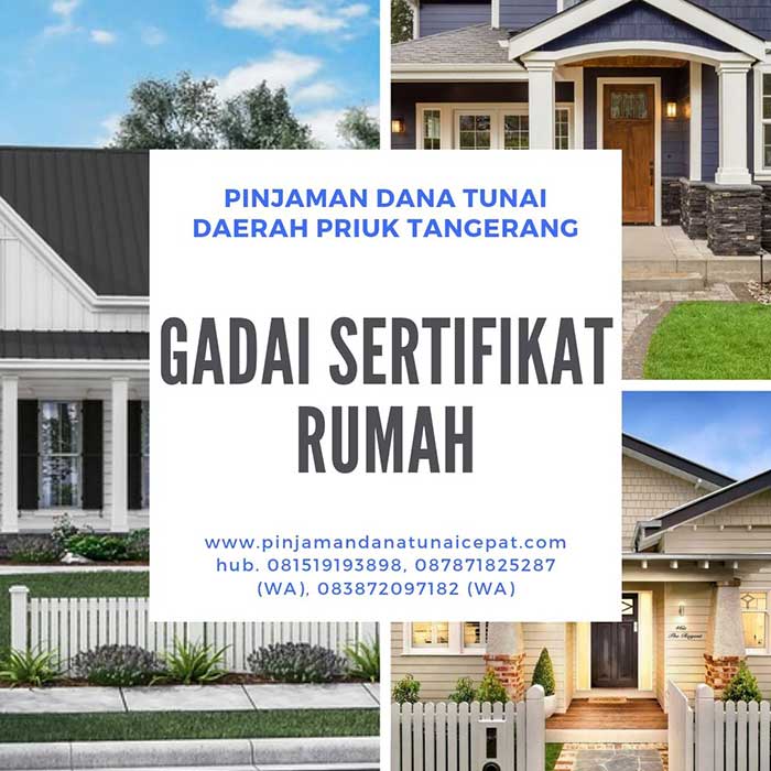 Gadai Sertifikat Rumah Daerah Priuk Tangerang